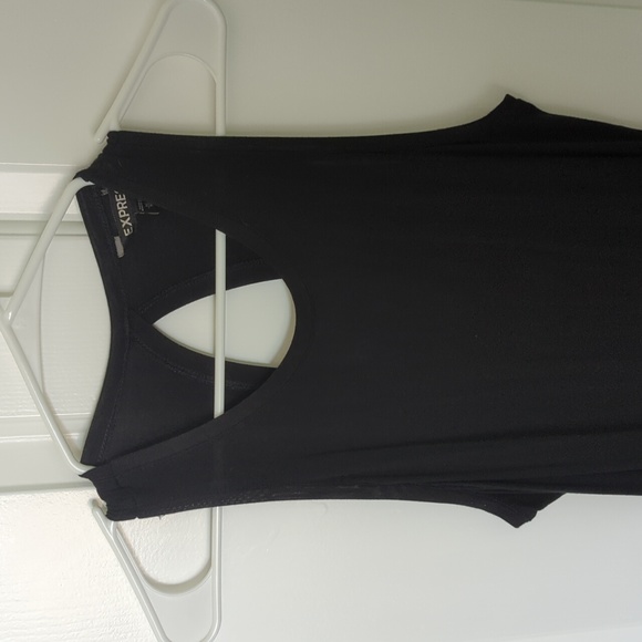 Express Black Maxi with Keyhole Back - Picture 2 of 4